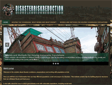 Tablet Screenshot of disasterriskreduction.net